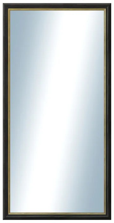 DANTIK - Zrkadlo v rámu, rozmer s rámom 60x120 cm z lišty Anversa čierna Au (3149)