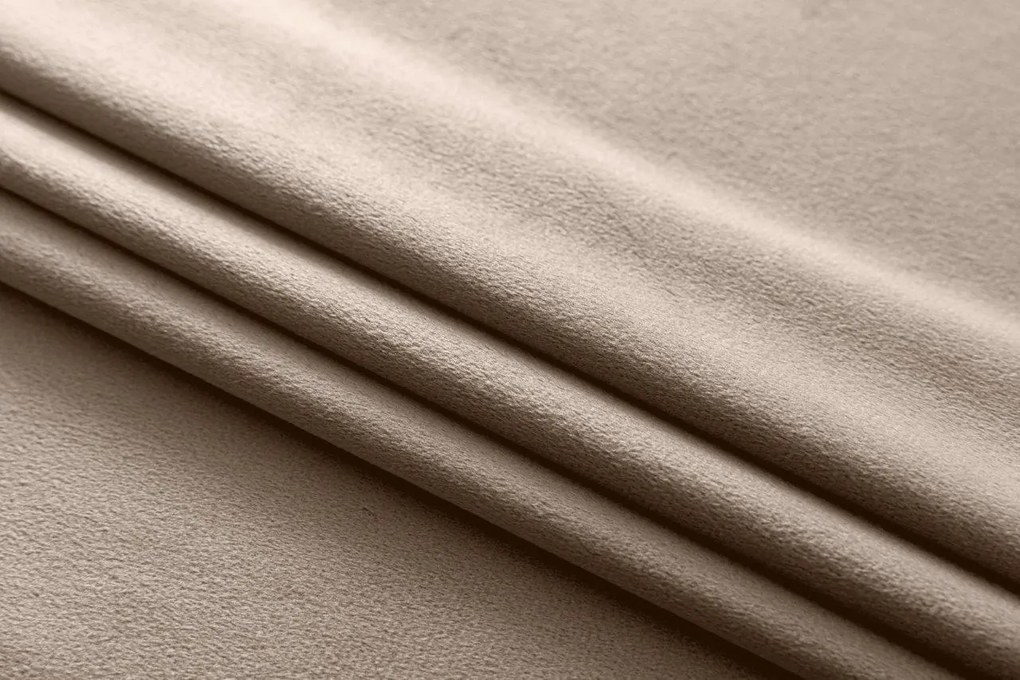 Béžový zatemňovací záves VELVET 140x270 cm Zavesenie: Riasiaca páska