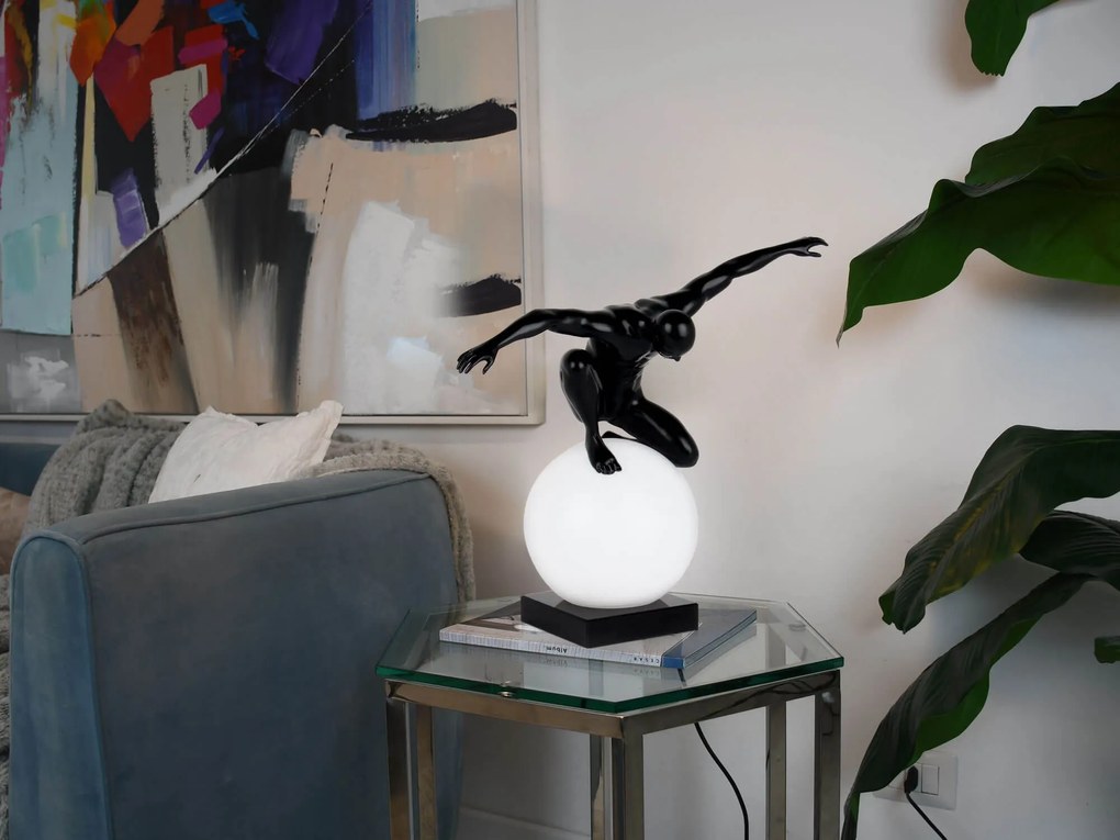 Italy design B&W lampa DOMINANCIA