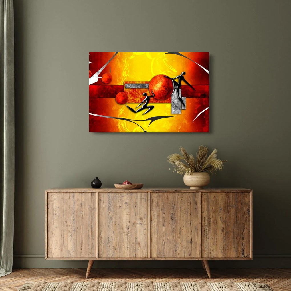 Obraz - Maľba ľudskosti (90x60 cm)