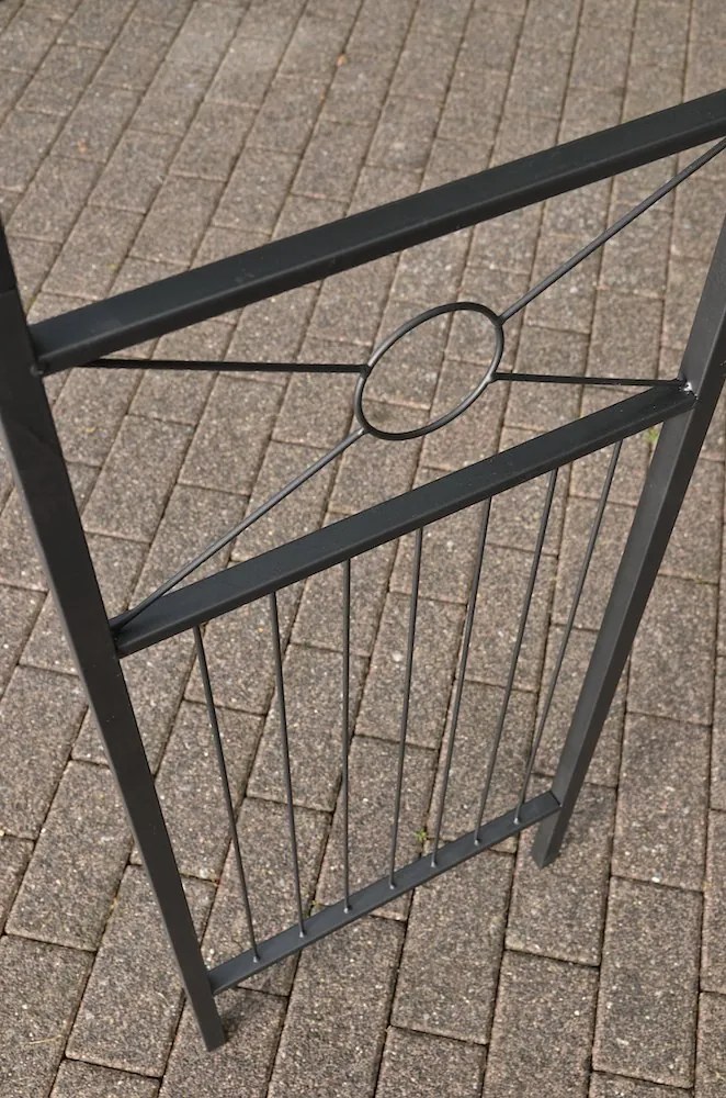 Oblúk na ruže Flexi s nastaviteľnou šírkou - Čierna