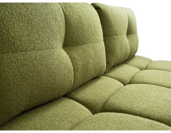 Rozkladacia trojmiestna pohovka s úložným priestorom NUORO zelená