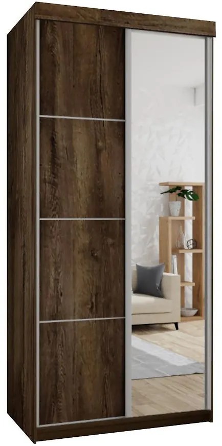 Skriňa Top 23 Plus 100 Tmavý jaseň