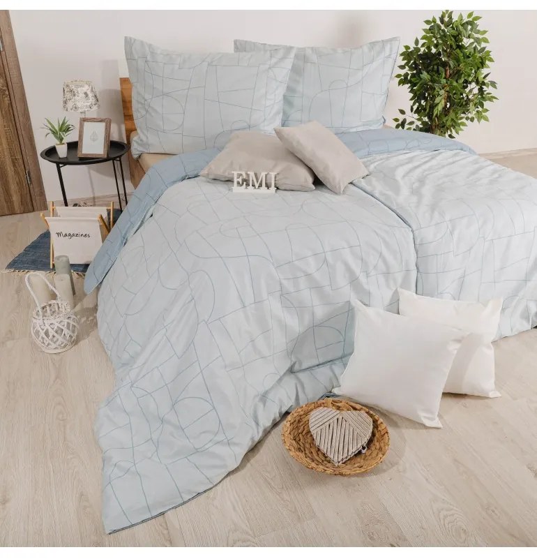 Obliečky Velur modré satén EMI