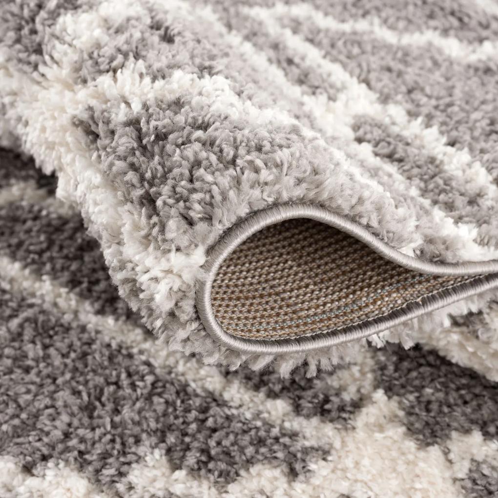 Dekorstudio Shaggy koberec s dlhým vlasom PULPY 530 sivý Rozmer koberca: 80x400cm