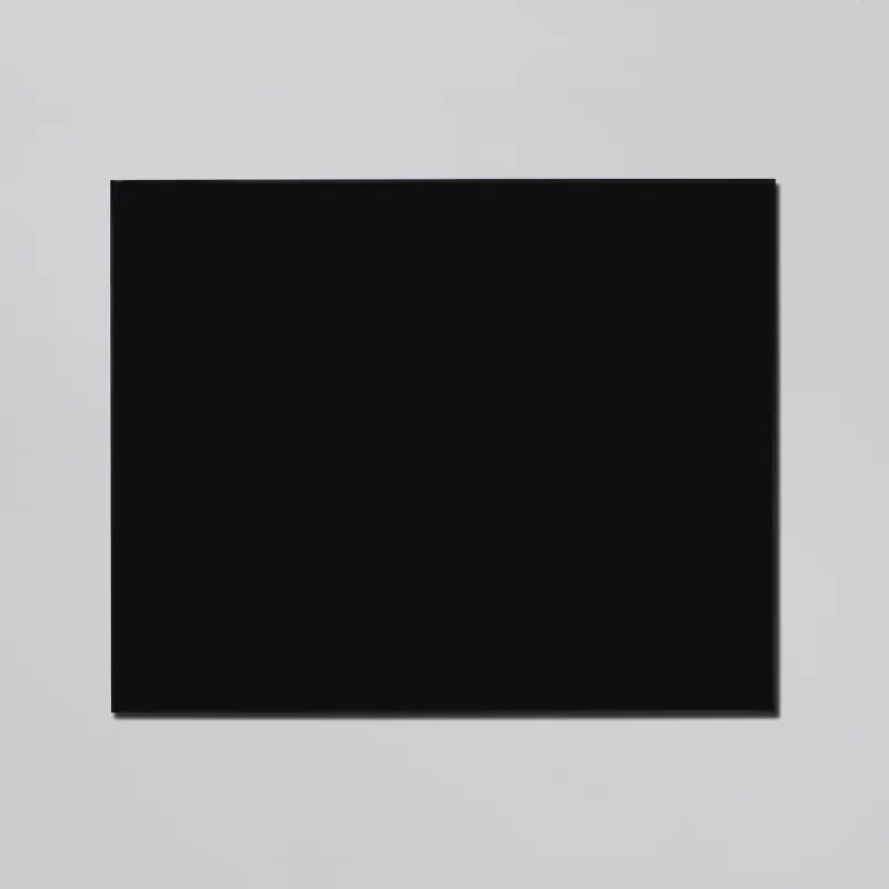 Toptabule.sk  Čierna tabuľa na magnetky PREMIUM v hliníkovom čiernom ráme 90x60 cm