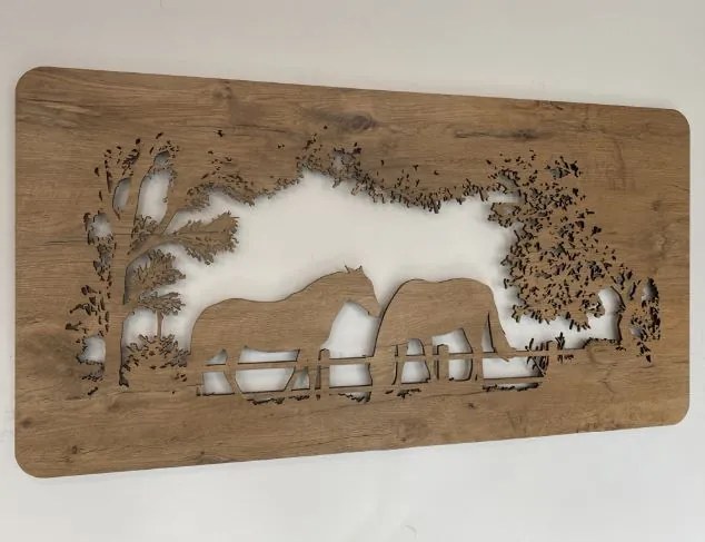 Led obraz Kone na batériu