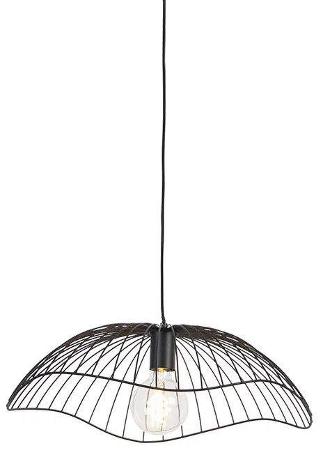 Dizajnová závesná lampa čierna 50 cm - Pua