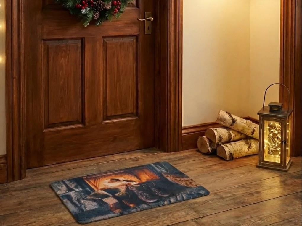 Vianočná rohožka RUSTIC WELCOME 38x58 cm - viac variantov Varianta: Topánky