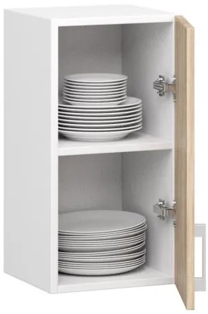 Horná kuchynská skrinka LIMA W30 /580/ biela / dub sonoma