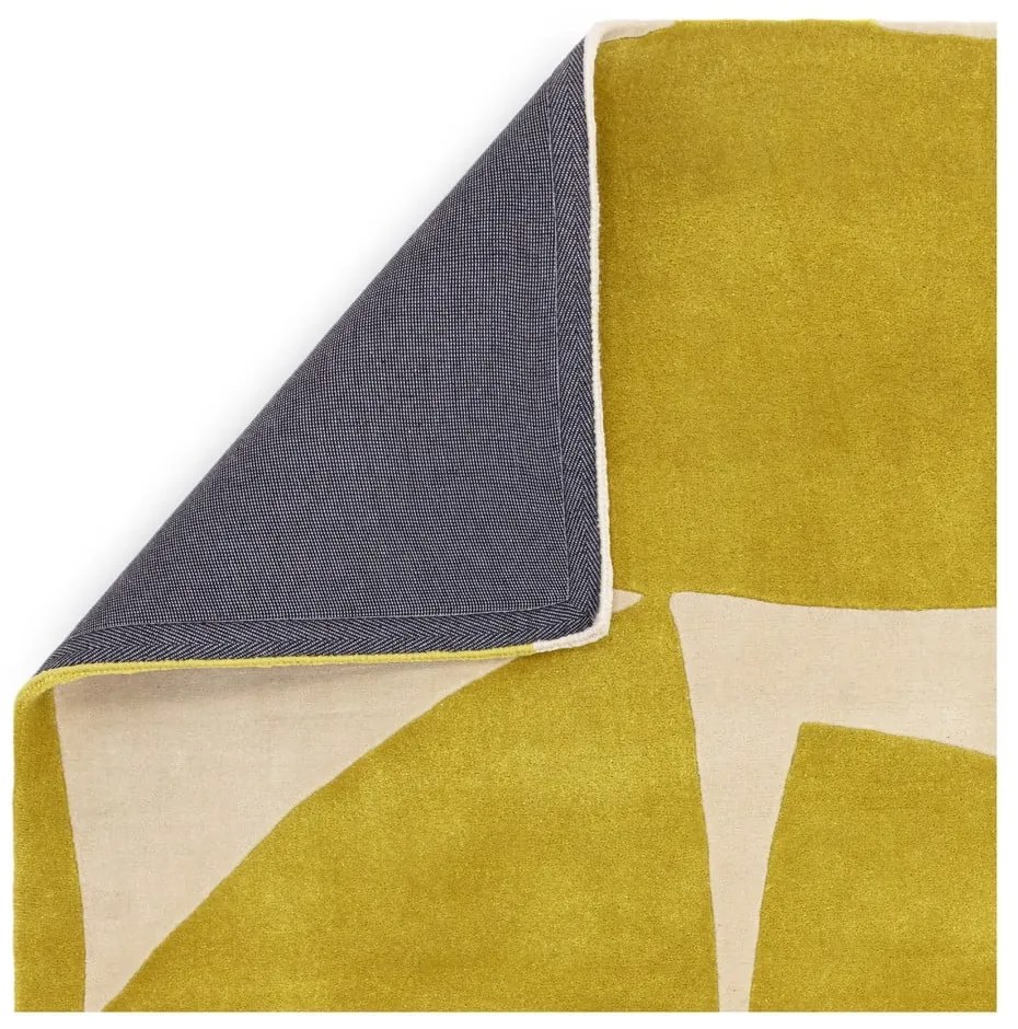 Okrovožltý ručne tkaný koberec z recyklovaných vlákien 200x290 cm Romy – Asiatic Carpets