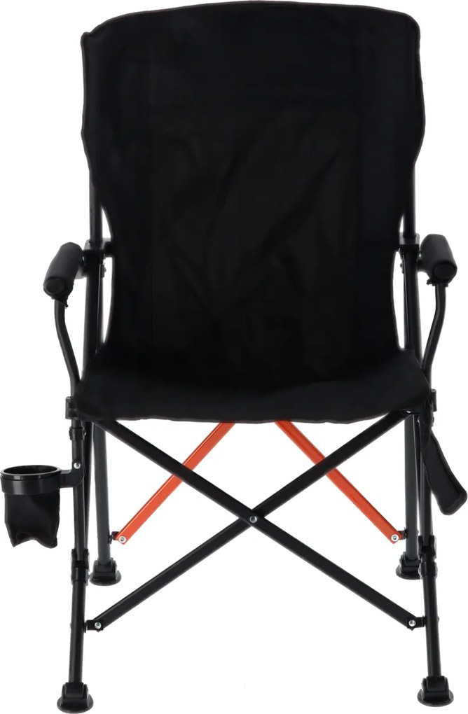 CH Skladacie kempingové kreslo - čierna