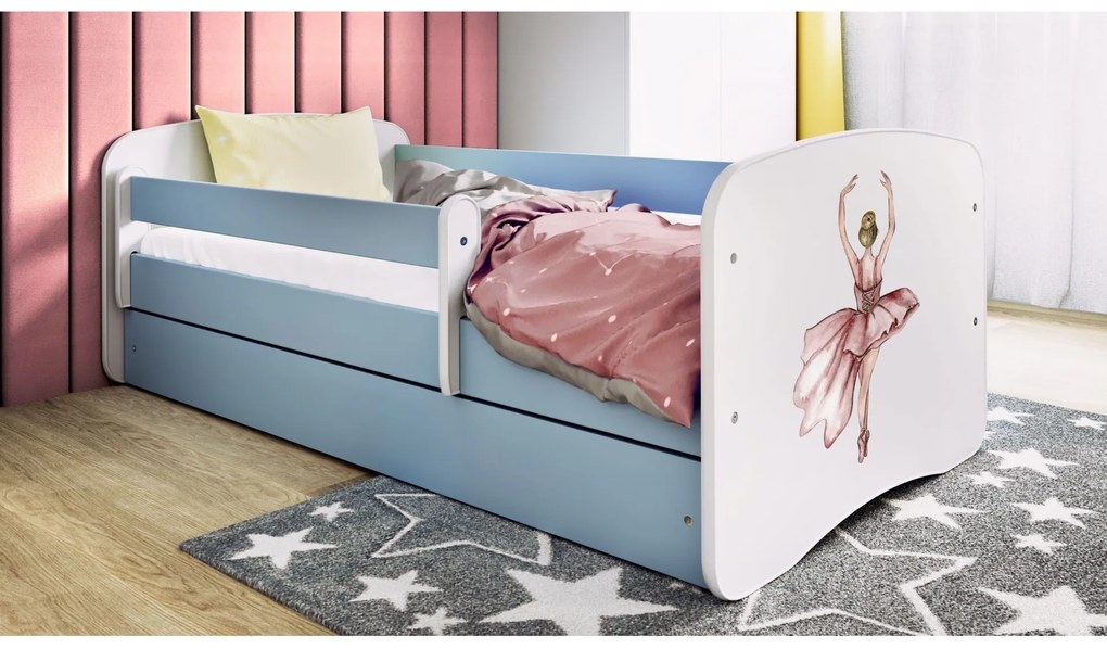 Detská postieľka Babydreams tanečnica modrá