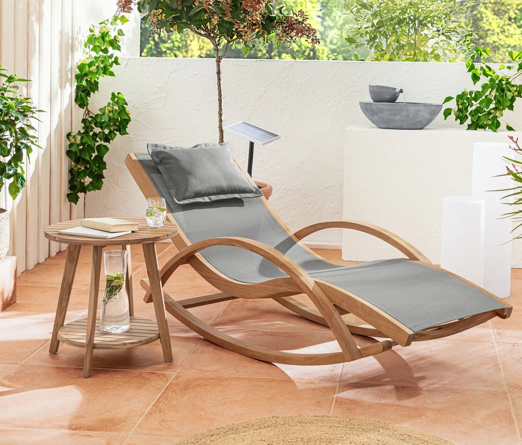 Solárny svetelný stĺpik meniaci farby, cca 75 cm