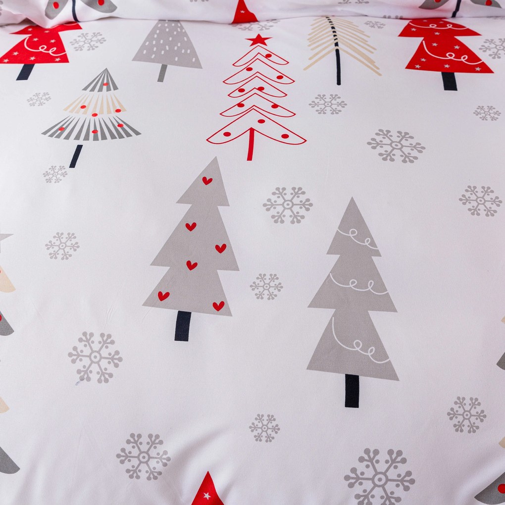 Obliečky z mikrovlákna JINGLE biele Rozmer obliečky: 2 ks 70 x 90 cm | 200 x 220 cm