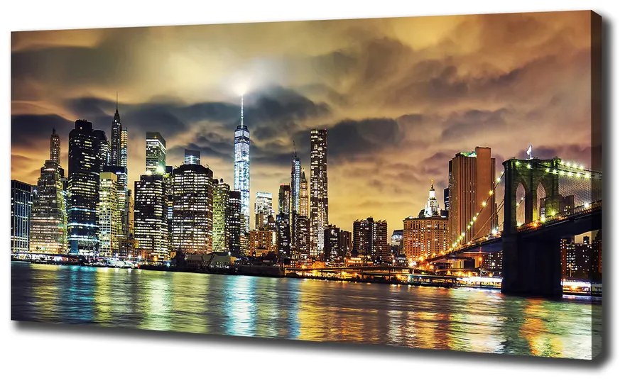 Foto-obraz canvas na ráme Manhattan New York pl-oc-140x70-f-120089530