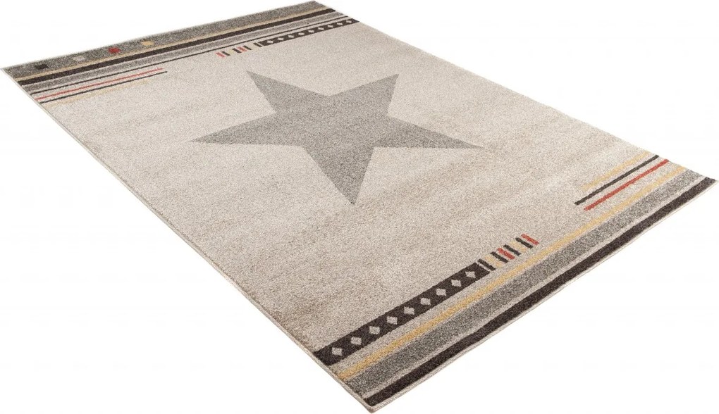 TA Koberec L916B BÉŽOVÁ MAROCKÁ BQZ Rozmer: 140x190 cm