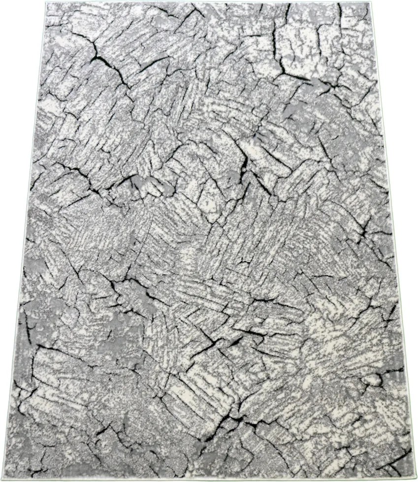 Koberec Miami Plus 0300 sivý obdĺžnikový – vzorovaný Rozmer: 120x180 cm