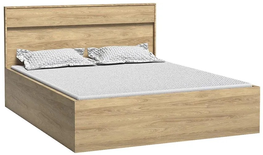 Posteľ M9 Mediolan 160x200 Natural Hikora