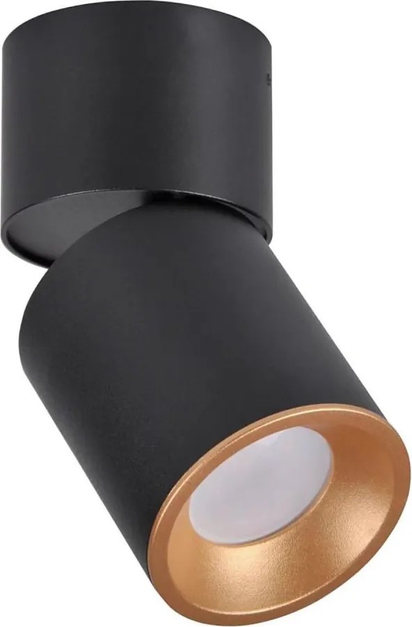 Bodové svietidlo NIXA 1xGU10/10W/230V čierna/zlatá