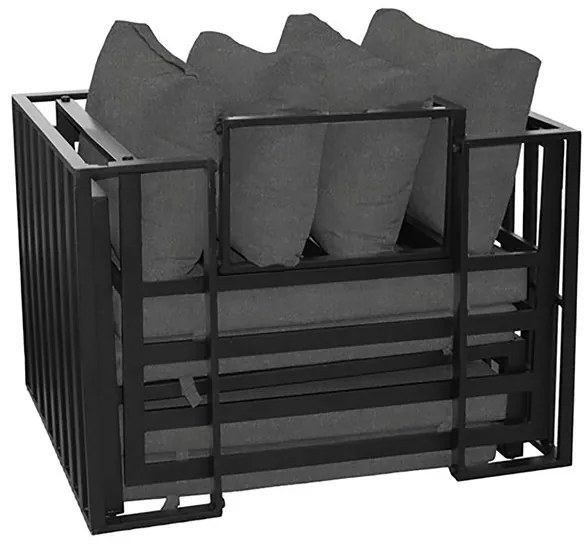 Autronic BONTEC Záhradná zostava, kov, látka, sivá, AZ-L1761 GREY Farba: Šedá