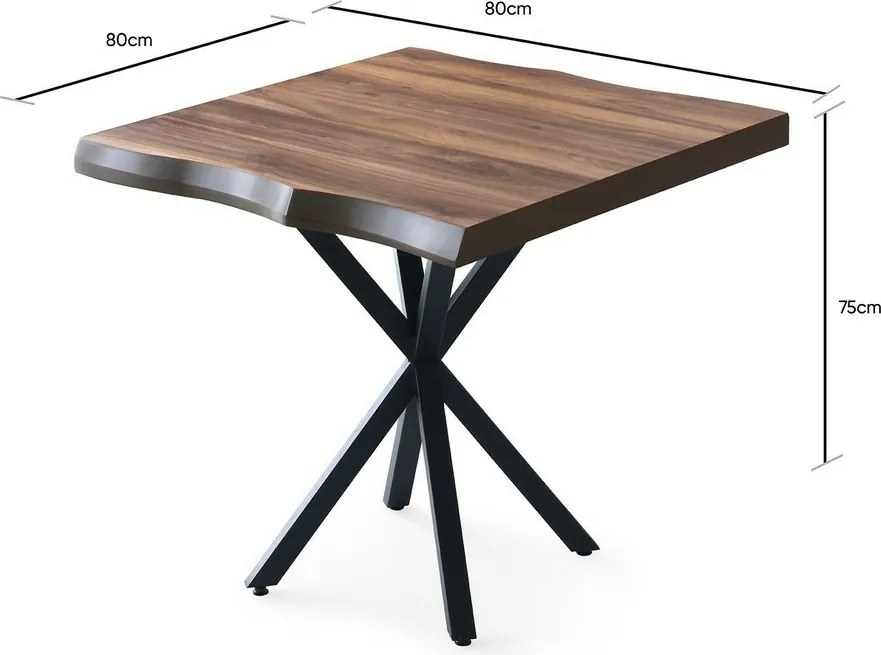 Jedálenský stôl Zafir Walnut