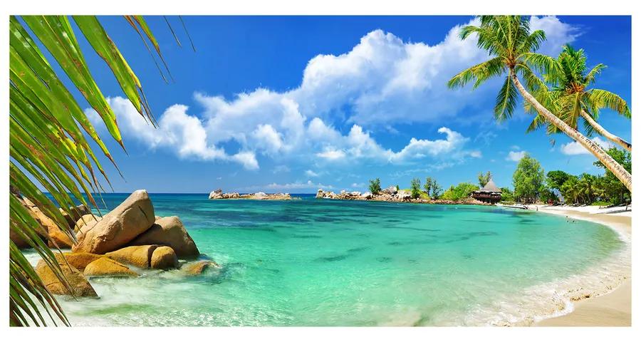 Foto obraz akrylové sklo Seychely pláž pl-oa-140x70-f-37245256
