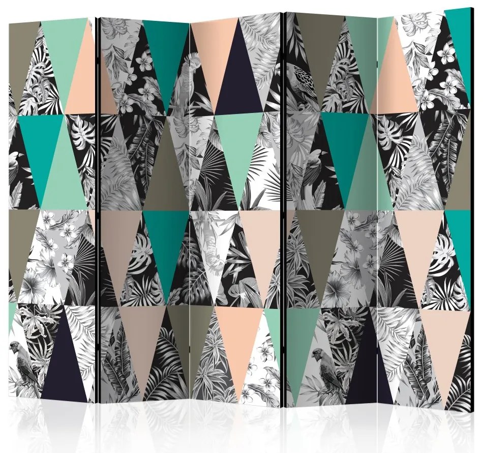 Artgeist Paraván - Tropical Mosaic II [Room Dividers]