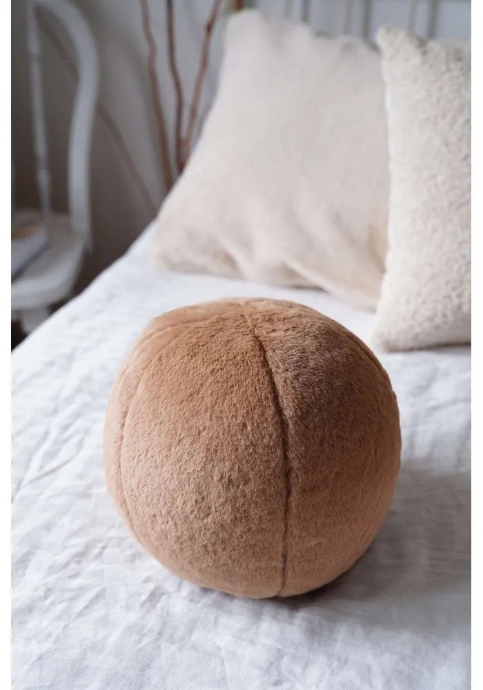 Dekoračný vankúš z mikroplyšu ø 25 cm Top – Mioli Decor