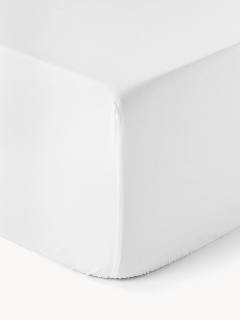 Elastická plachta na kontinentálnu posteľ z bavlneného perkálu Elsie