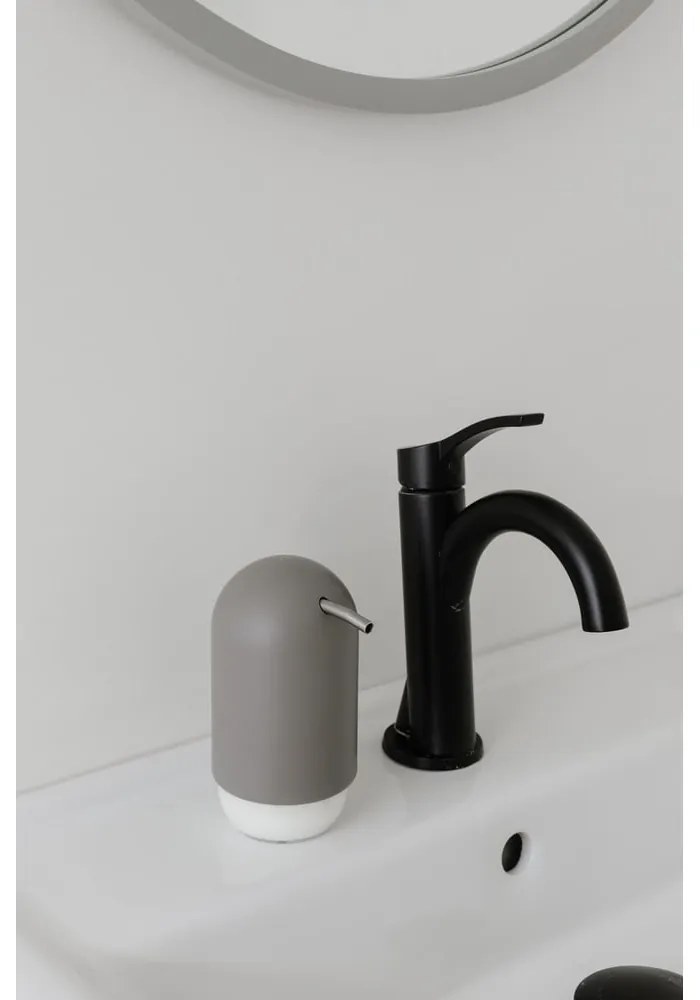 Sivý plastový dávkovač mydla 230 ml Touch – Umbra