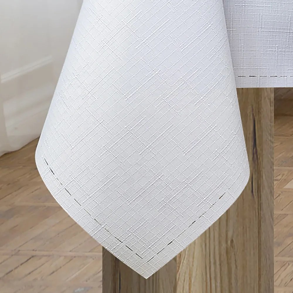 Dekorstudio Teflónovy Vianočný obrus na stôl Premium - biely Rozmer obrusu (šírka x dĺžka): 110x160cm