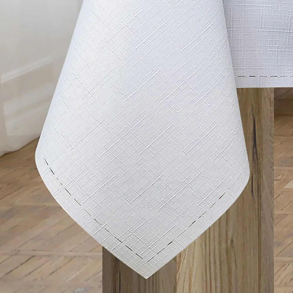 Dekorstudio Teflónovy Vianočný obrus na stôl Premium - biely Rozmer obrusu (šírka x dĺžka): 110x160cm