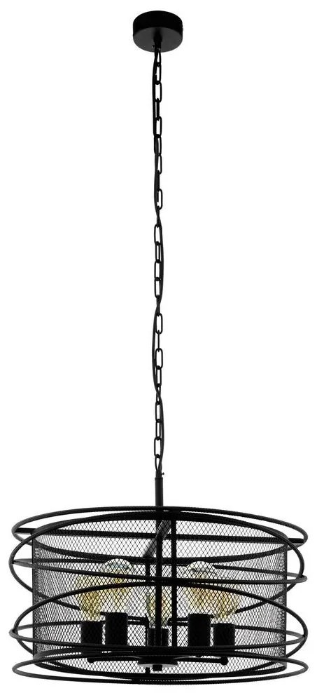 Eglo 43093 - Luster na reťazi BLACKWATER 5xE27/60W/230V