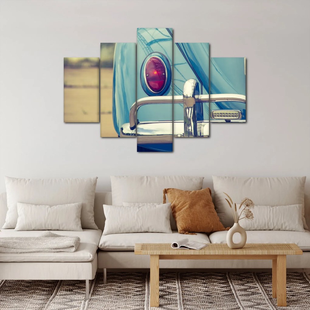 Obraz tyrkysového veterána (150x105 cm)