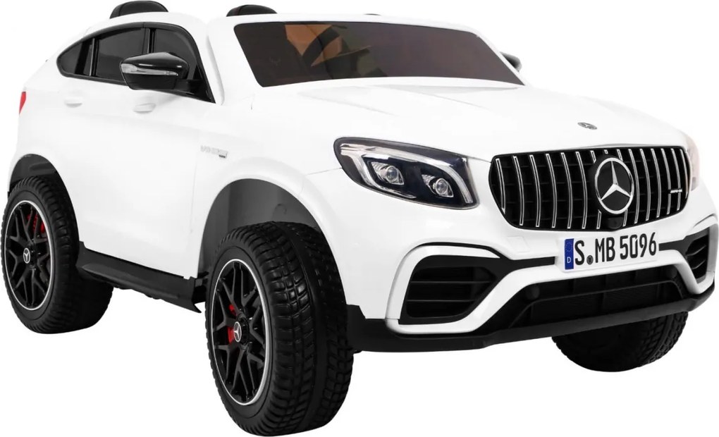Ramiz Mercedes GLC 63S detské auto Biele SUV + pohon 4x4