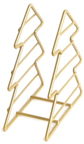 Stojan na servítky LET IT SNOW zlatý 869155