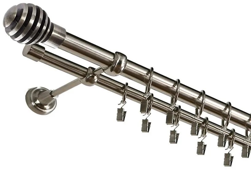 Garniž 240cm II luka fi 25 nikel