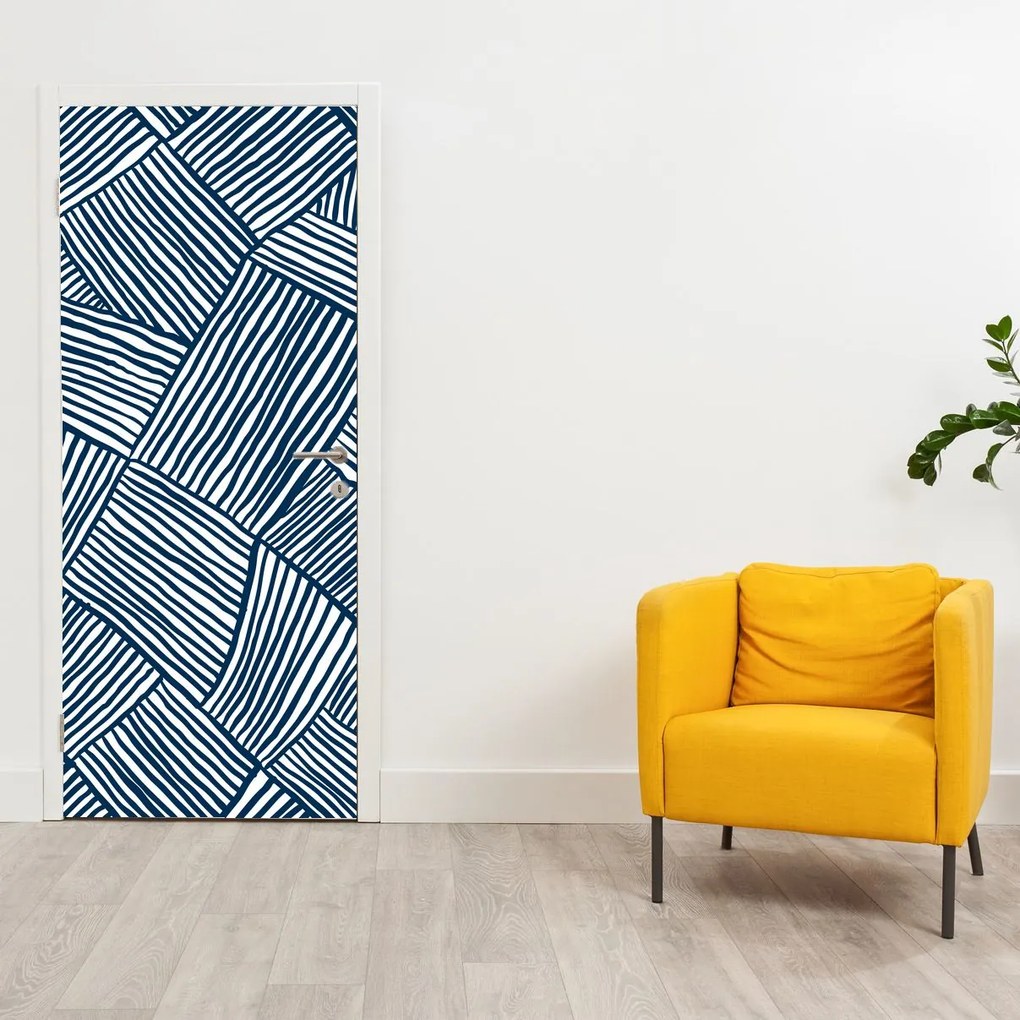 Fototapeta na dvere - 3D línia (95x205cm)