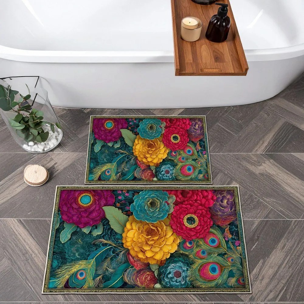 Kúpeľňové predložky v súprave 2 ks 60x100 cm – Foutastic