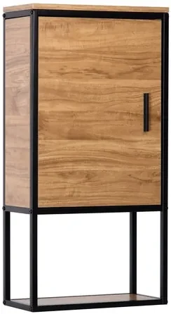 Polica Naturel Blackframe 40x80x20 cm v dekore javor lesk BFRAMEPOL2
