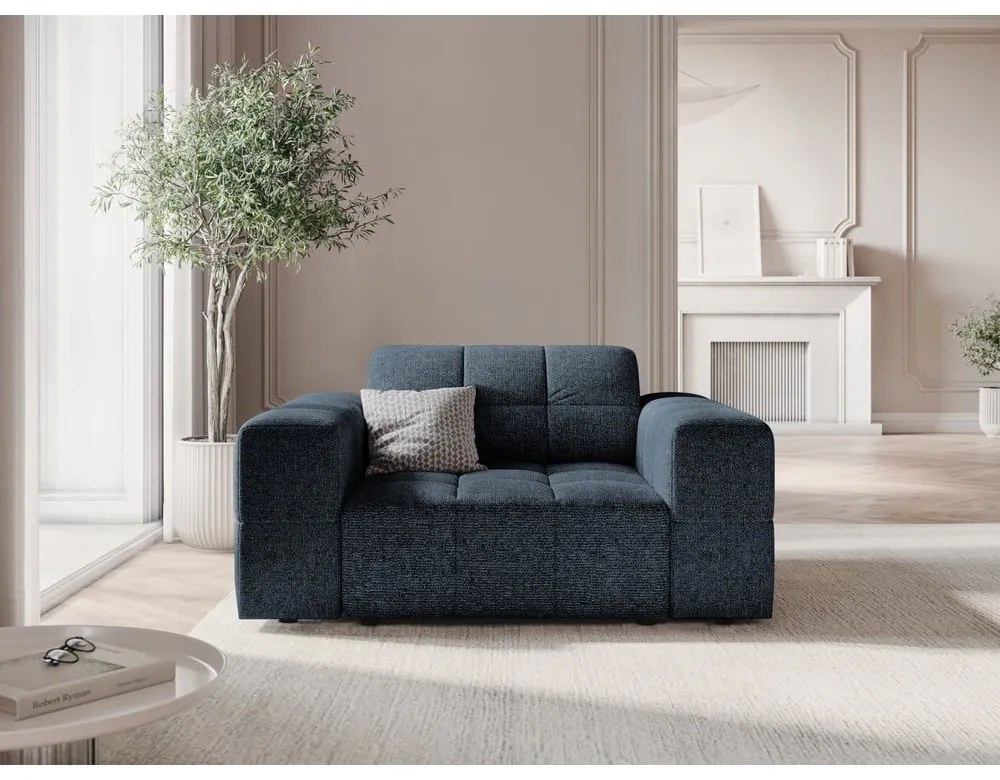 Modré kreslo Chicago – Cosmopolitan Design