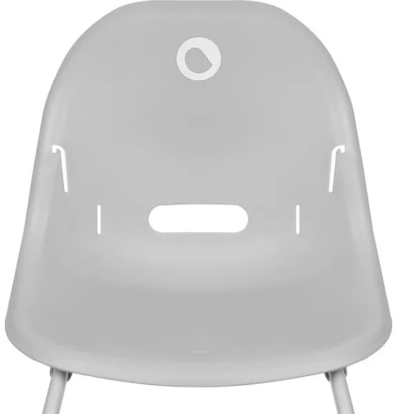 Lionelo - Detská jedálenská stolička 2v1 DALIA biela/šedá