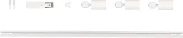 Kanlux 45923 - Bodové svietidlo do lištového systému ALTEAR 3xGU10/10W/230V 1m biela