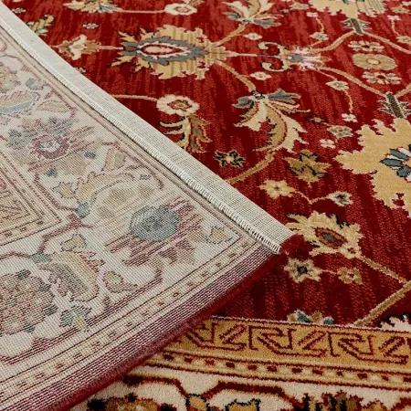 Koberce Breno Kusový koberec PRAGUE 482/IB2R, červená, viacfarebná,67 x 120 cm