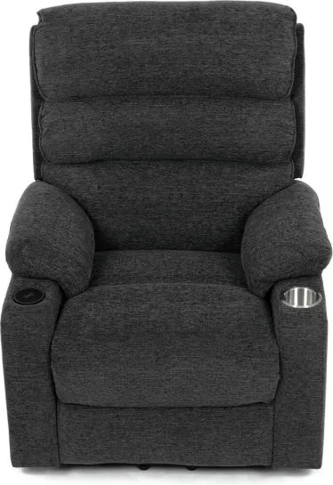 Polohovacie kreslo sivé, elektrické TV-S8348 GREY2