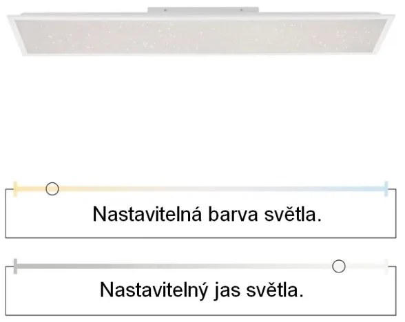 Leuchten Direkt 14762-16 - LED Stmievateľné svietidlo STARRYFLAT LED/36W/230V + DO