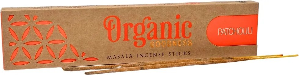 Song of India Vonné tyčinky Organic Goodness Masala 12 ks, Patchouli