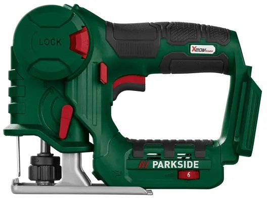 Parkside®  Aku priamočiara a chvostová píla Psssa 20-Li B2 + Akumulátor 20 V 2 Ah + Nabíjačka 20 V 2,4 A  (800011852)