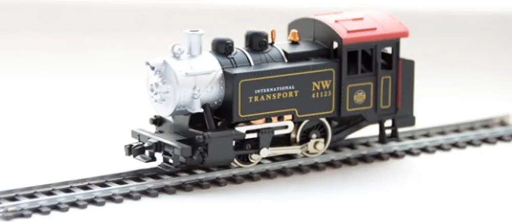 Jokomisiada Elektrický vlak, klasická parná lokomotíva s riadiacou jednotkou H0 1:87 RC0643